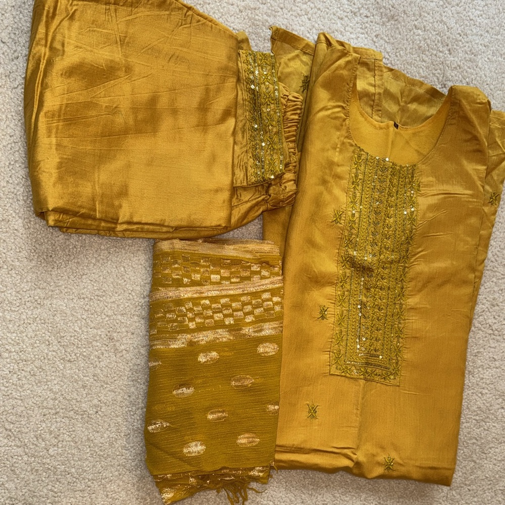 Brand new Indian dress with pant style bottom